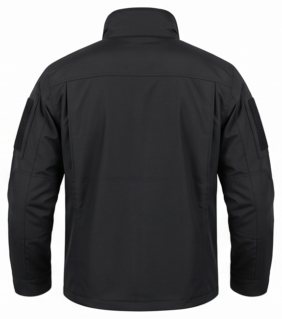 The Running Man 2026 Inspired Black Tactical Cotton Jacket - Image 8
