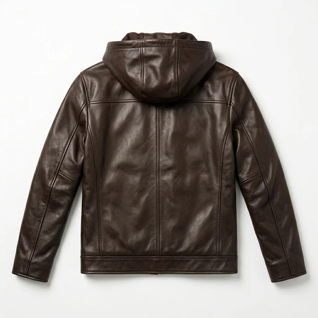 Caleb Near Dark Inspired Brown Genuine Leather Jacket - Image 3