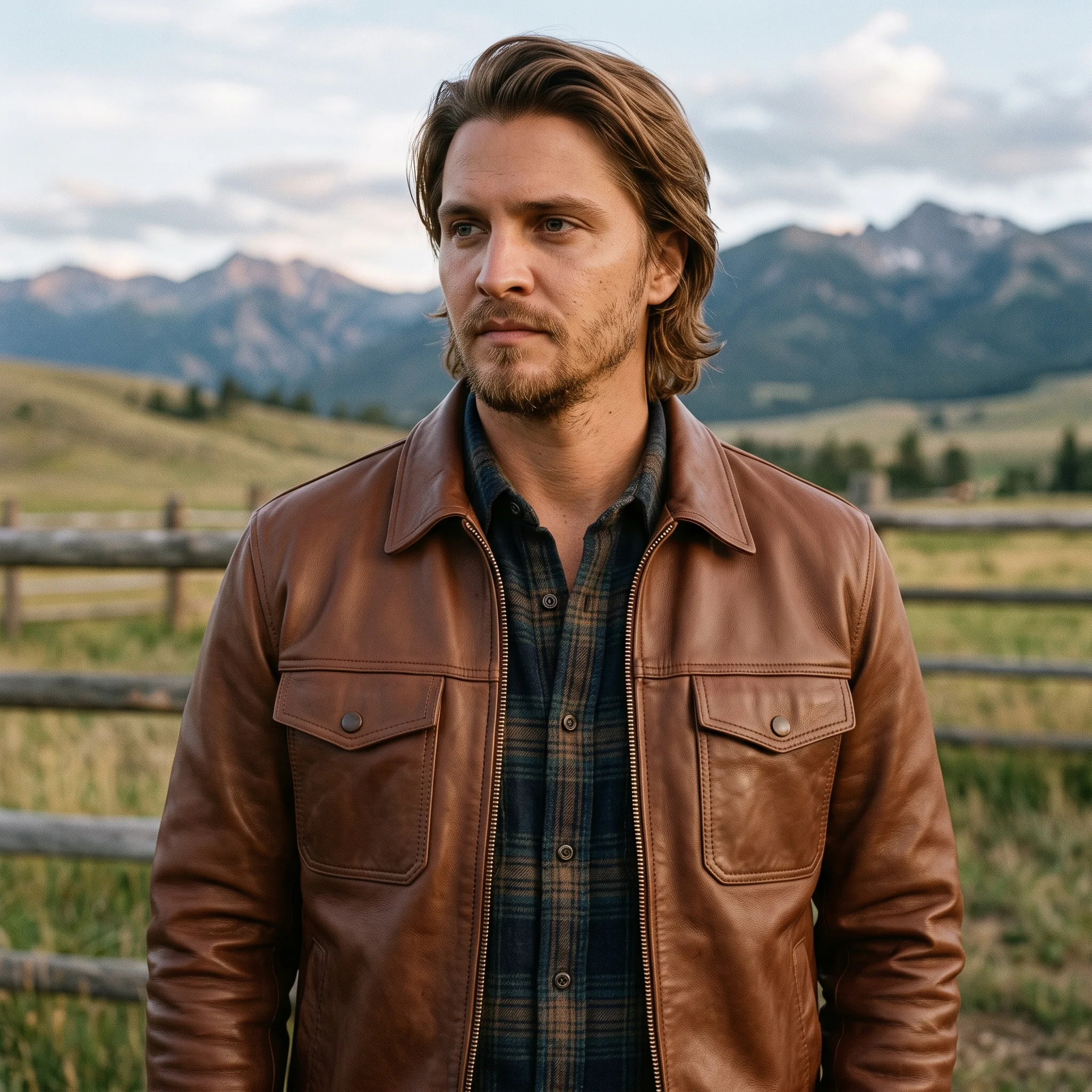 Yellowstone Inspired Kayce Dutton Brown Leather Jacket