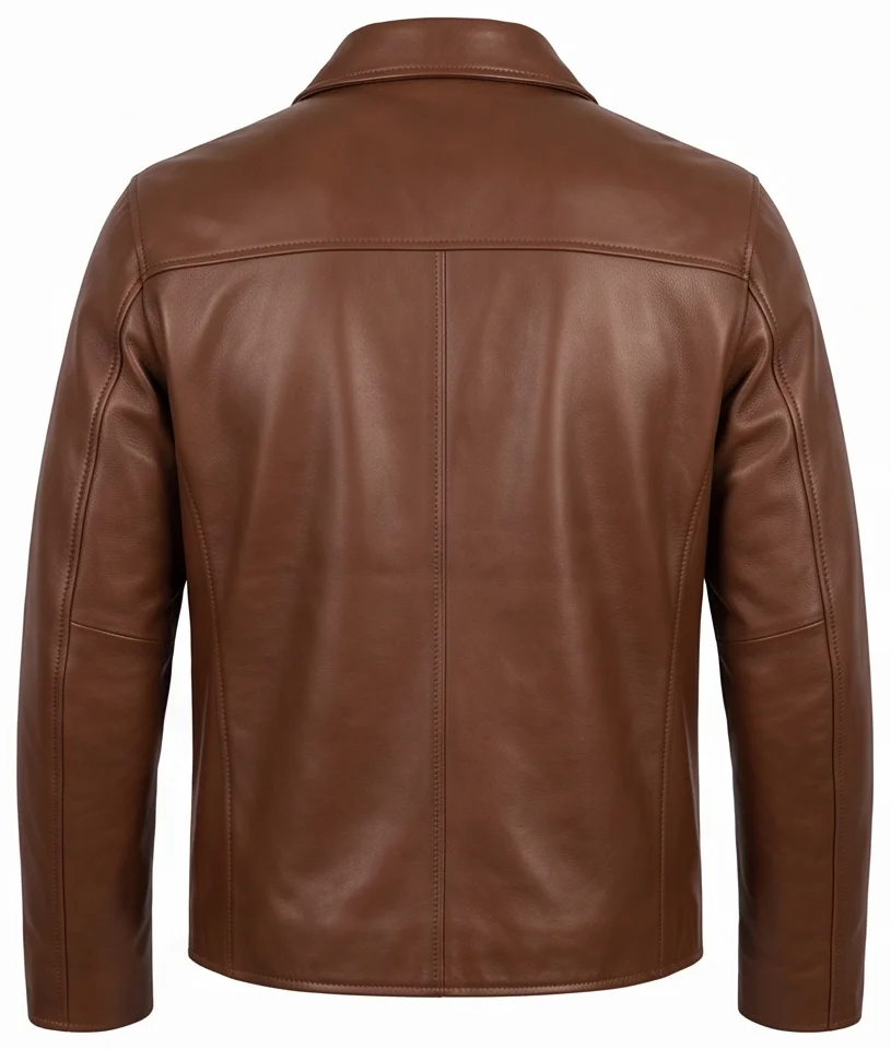 The Gentlemen Mickey Pearson Inspired Brown Leather Jacket - Image 3