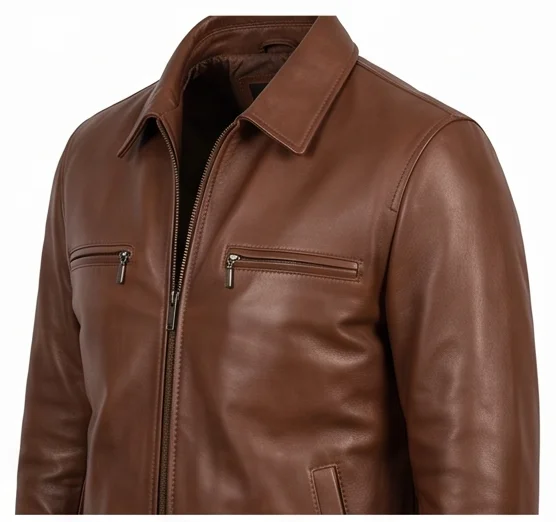 The Gentlemen Mickey Pearson Inspired Brown Leather Jacket - Image 5