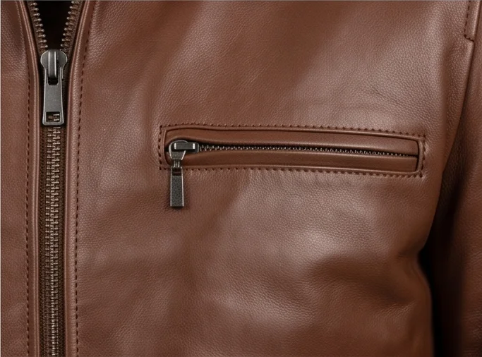 The Gentlemen Mickey Pearson Inspired Brown Leather Jacket - Image 7