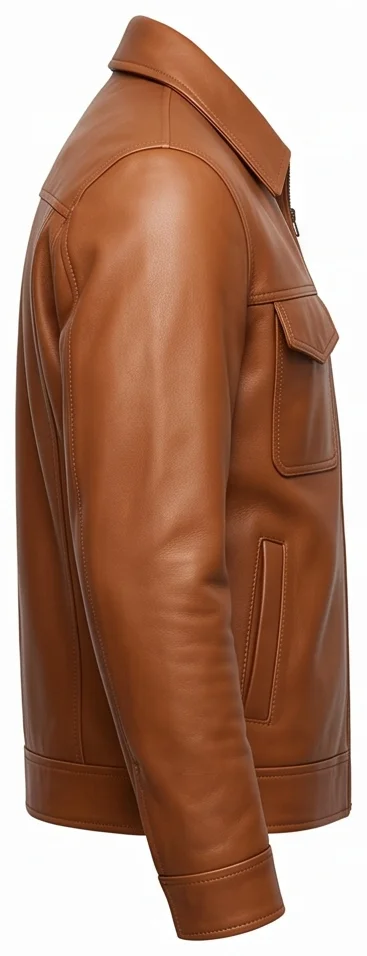 Yellowstone Inspired Kayce Dutton Brown Leather Jacket - Image 5