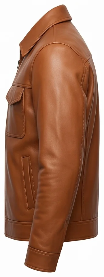 Yellowstone Inspired Kayce Dutton Brown Leather Jacket - Image 6