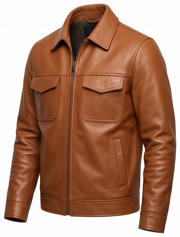Yellowstone Inspired Kayce Dutton Brown Leather Jacket - Image 7