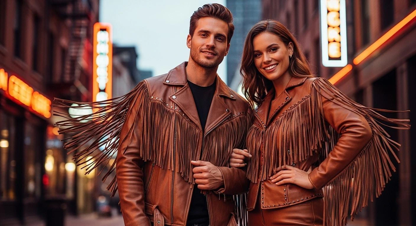 Western Fringe Leather Jackets
