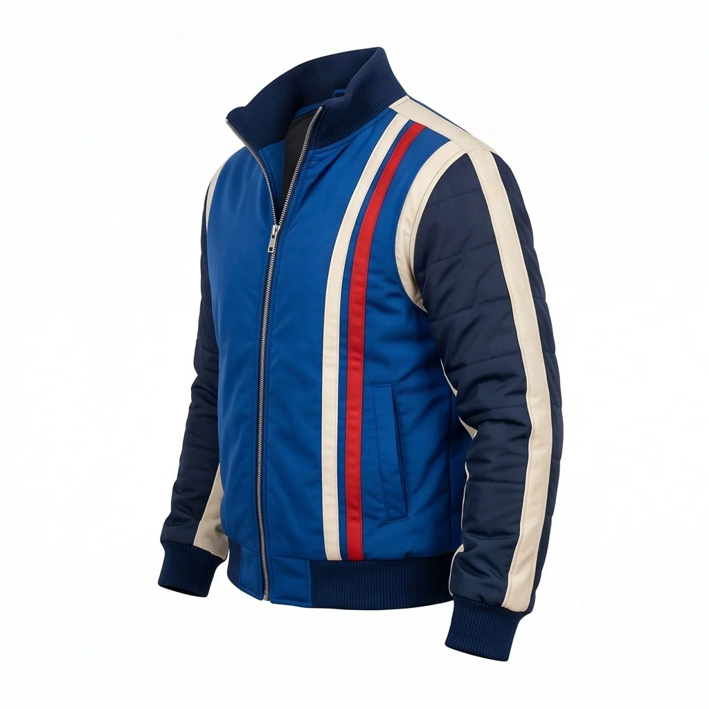 Carroll Shelby Inspired Ford v Ferrari Racing Jacket - Image 4