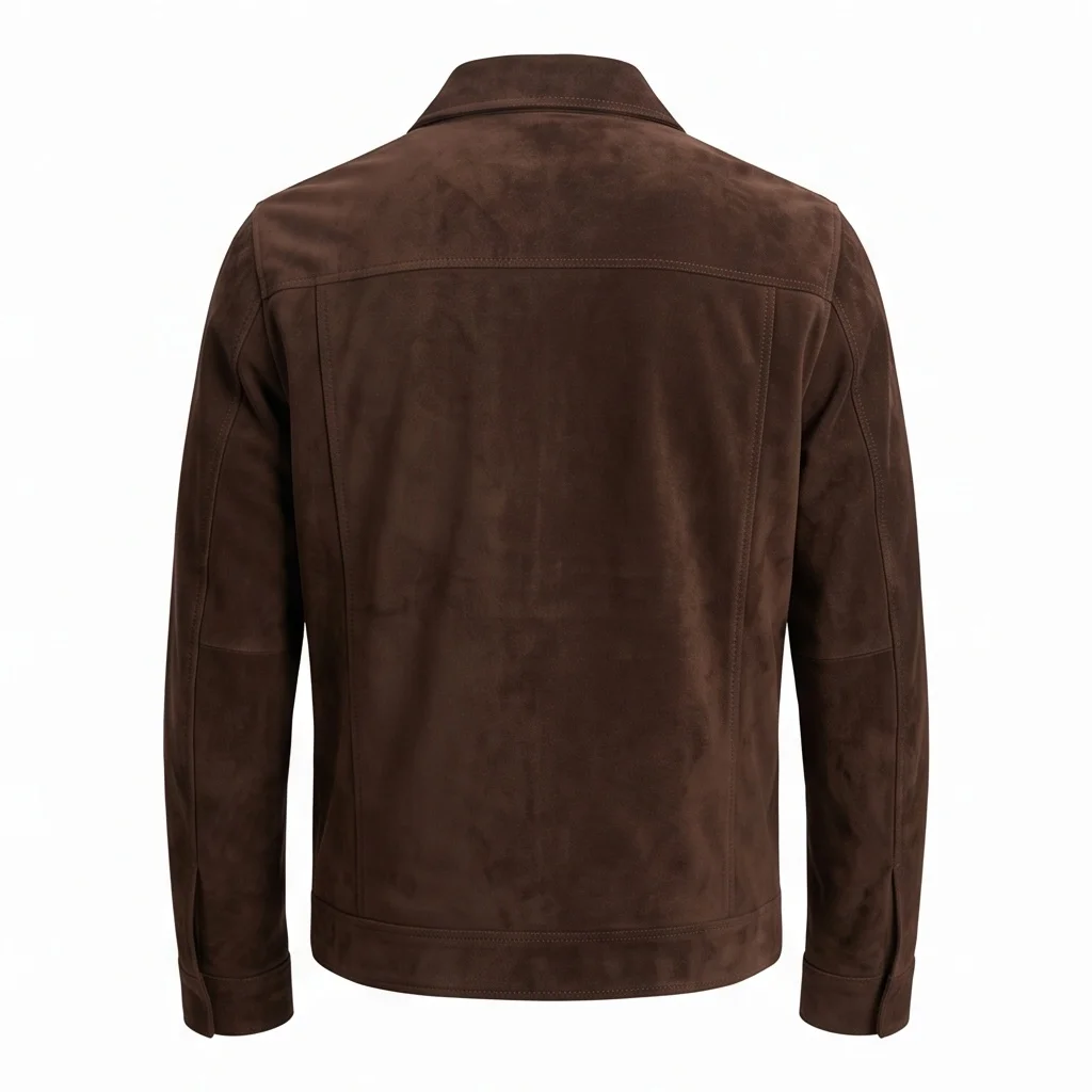 The Accountant 2 Inspired Christian Wolff Dark Brown Jacket - Image 4