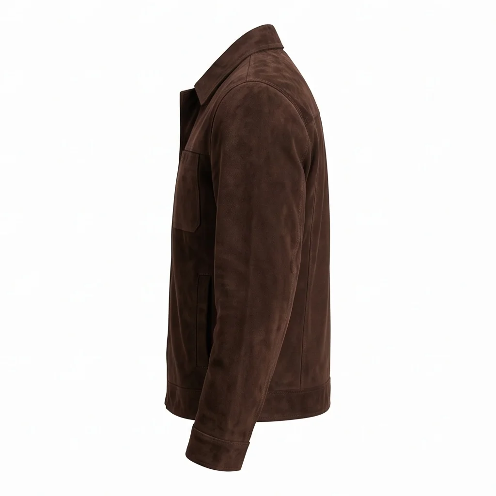 The Accountant 2 Inspired Christian Wolff Dark Brown Jacket - Image 5