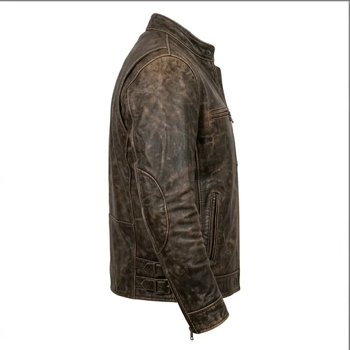 Sinners Inspired Vintage Distressed Leather Jacket - Image 2